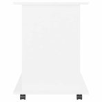 Rolling Cabinet White 60x45x60 cm Engineered Wood