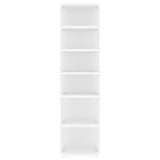 Shoe Cabinet White 27.5x27x102 cm Engineered Wood