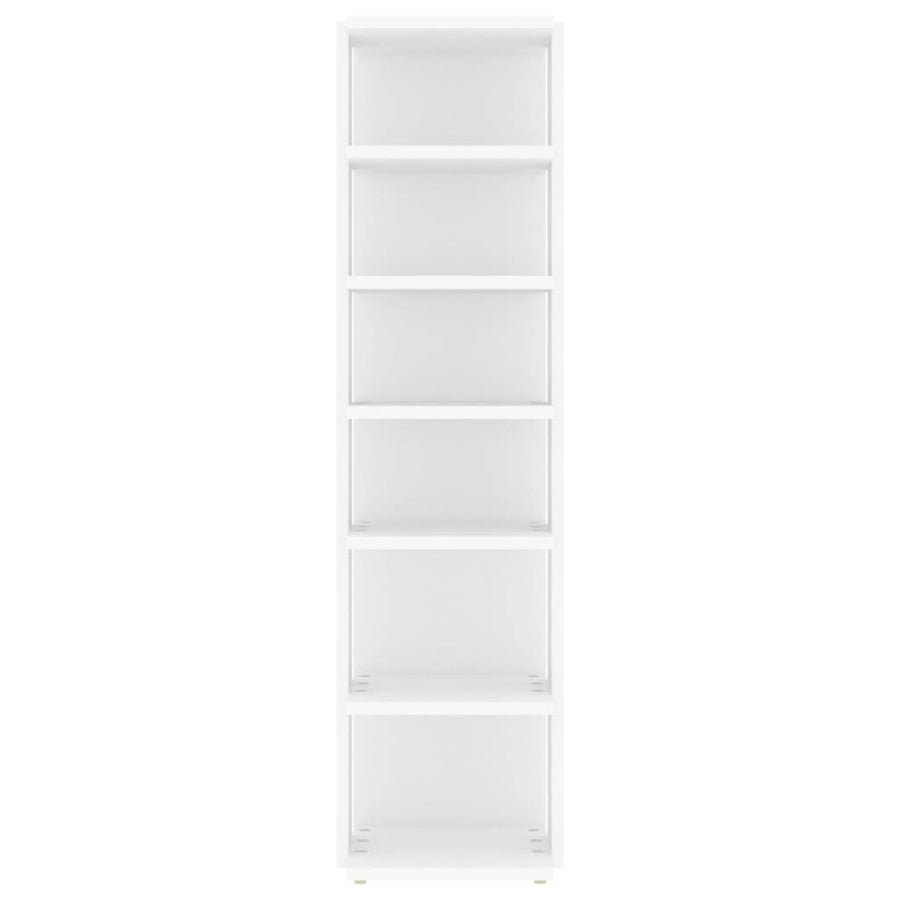 Shoe Cabinet White 27.5x27x102 cm Engineered Wood