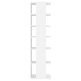 Shoe Cabinet White 27.5x27x102 cm Engineered Wood - 45-Degree Angle