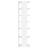 Shoe Cabinets 2 pcs White 27.5x27x102 cm Engineered Wood