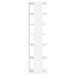 Shoe Cabinets 2 pcs White 27.5x27x102 cm Engineered Wood