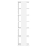 Shoe Cabinets 2 pcs White 27.5x27x102 cm Engineered Wood - Rear View