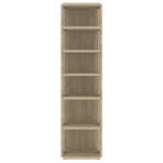 Shoe Cabinet Sonoma Oak 27.5x27x102 cm Engineered Wood