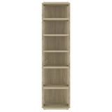 Shoe Cabinets 2 pcs Sonoma Oak 27.5x27x102 cm
