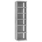 Shoe Cabinets 2 pcs Concrete Grey 27.5x27x102 cm