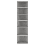 Shoe Cabinets 2 pcs Concrete Grey 27.5x27x102 cm
