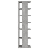 Shoe Cabinets 2 pcs Concrete Grey 27.5x27x102 cm