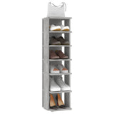 Shoe Cabinets 2 pcs Concrete Grey 27.5x27x102 cm