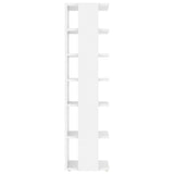 Shoe Cabinets 2 pcs High Gloss White 27.5x27x102 cm