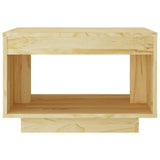 Coffee Table 50x50x33.5 cm Solid Pinewood