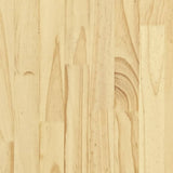 Coffee Table 50x50x33.5 cm Solid Pinewood - Rear View