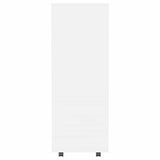 Wardrobe White 80x40x110 cm Engineered Wood - Rear View