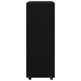 Wardrobe Black 80x40x110 cm Engineered Wood