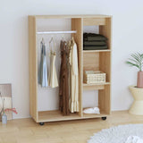 Wardrobe Sonoma Oak 80x40x110 cm Engineered Wood - Side View