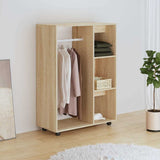 Wardrobe Sonoma Oak 80x40x110 cm Engineered Wood