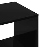 Wardrobe High Gloss Black 80x40x110 cm Engineered Wood - Close-Up Angle