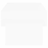 Coffee Table White 105x55x32 cm Engineered Wood - Rear View
