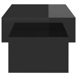 Coffee Table High Gloss Black 105x55x32 cm Engineered Wood