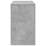 Nesting Coffee Tables 3 pcs Concrete Grey Engineered Wood - Rear View