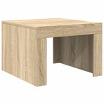 Coffee Table Sonoma Oak 50x50x35 cm Engineered Wood