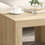 Coffee Table Sonoma Oak 50x50x35 cm Engineered Wood