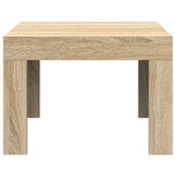 Coffee Table Sonoma Oak 50x50x35 cm Engineered Wood - 45-Degree Angle
