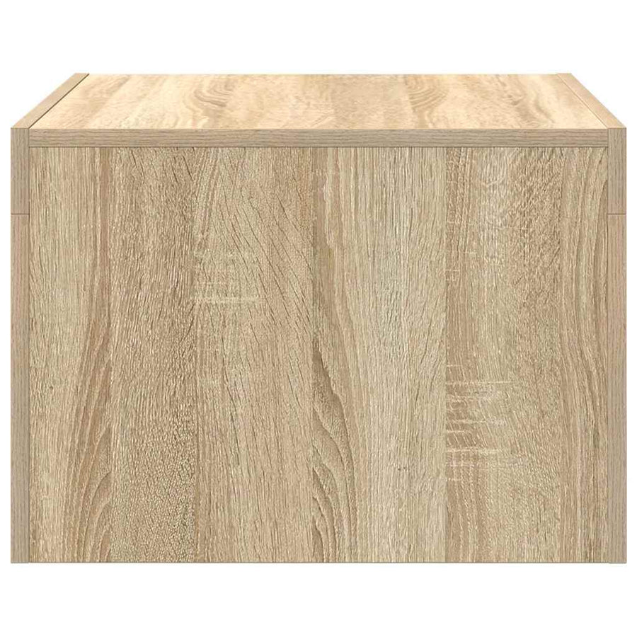 Coffee Table Sonoma Oak 50x50x35 cm Engineered Wood