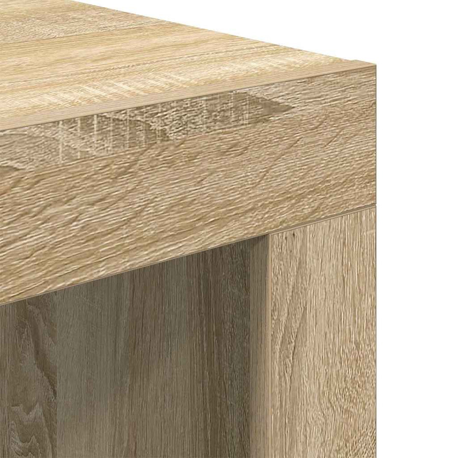 Coffee Table Sonoma Oak 50x50x35 cm Engineered Wood
