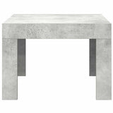 Coffee Table Concrete Grey 50x50x35 cm Engineered Wood - 45-Degree Angle