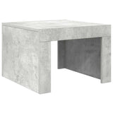 Coffee Table Concrete Grey 50x50x35 cm Engineered Wood