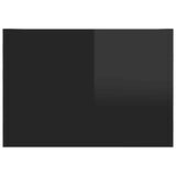 Coffee Table High Gloss Black 50x50x35 cm Engineered Wood