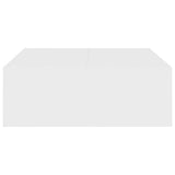 Coffee Table White 100x100x35 cm Engineered Wood