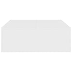 Coffee Table White 100x100x35 cm Engineered Wood