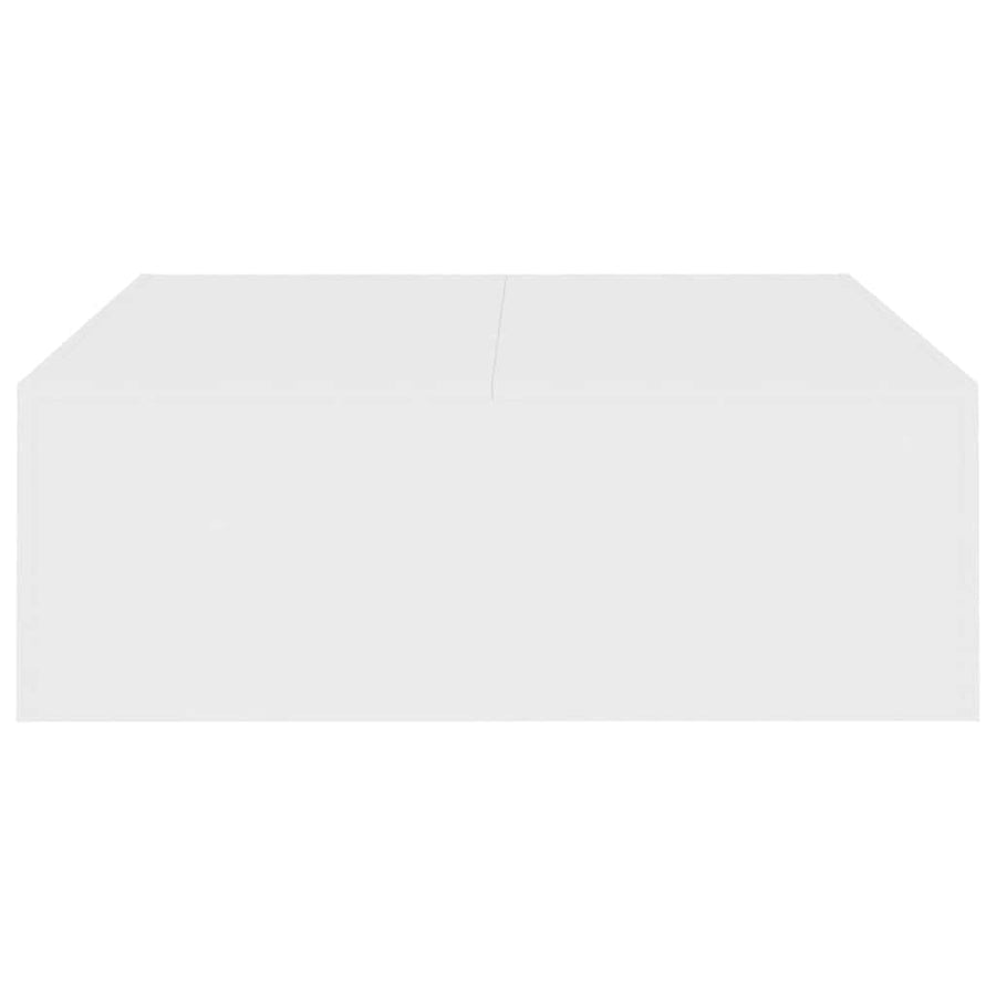 Coffee Table White 100x100x35 cm Engineered Wood