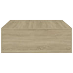 Coffee Table Sonoma Oak 100x100x35 cm Engineered Wood