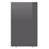 Nesting Tables 3 pcs High Gloss Grey Engineered Wood