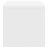 Side Tables 3 pcs White Engineered Wood