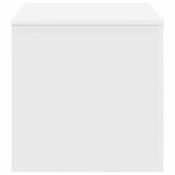 Side Tables 3 pcs White Engineered Wood - Close-Up Angle