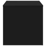 Side Tables 3 pcs Black Engineered Wood