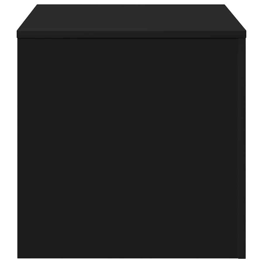 Side Tables 3 pcs Black Engineered Wood