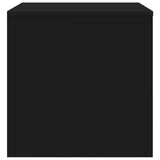 Nesting Tables 3 pcs Black Engineered Wood - Low Angle