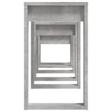Nesting Tables 3 pcs Concrete Grey Engineered Wood - Extra Image