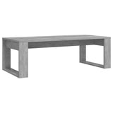 Coffee Table Concrete Grey 110x50x35 cm Engineered Wood