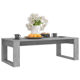 Coffee Table Concrete Grey 110x50x35 cm Engineered Wood