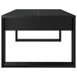 Coffee Table High Gloss Black 110x50x35 cm Engineered Wood