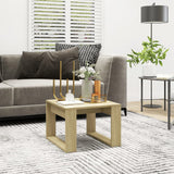 Side Table Sonoma Oak 50x50x35 cm Engineered Wood