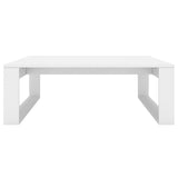 Coffee Table White 100x100x35 cm Engineered Wood