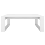 Coffee Table White 100x100x35 cm Engineered Wood