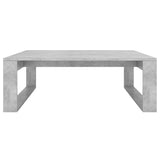 Coffee Table Concrete Grey 100x100x35 cm Engineered Wood